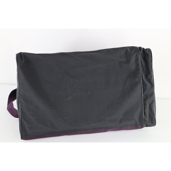 Vintage 90s MacGregor Spell Out Handled Duffle Gym Bag Carry On Weekender Purple - Picture 8 of 9